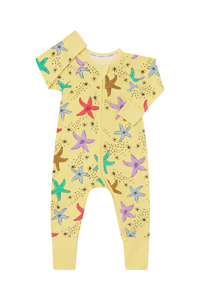 Bonds Zip Wondersuit - Starry Sea Sway Yellow