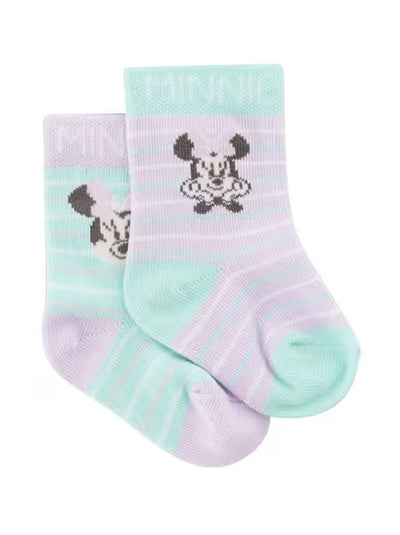 Rio Baby Disney 2 Pack Socks -  Minnie Mouse