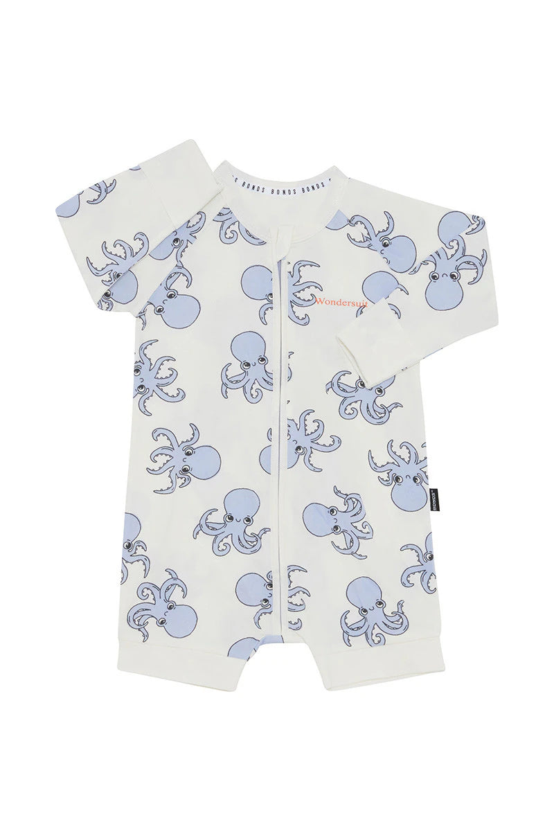 Bonds Short Leg Zip Romper Wondersuit - Octo Friends