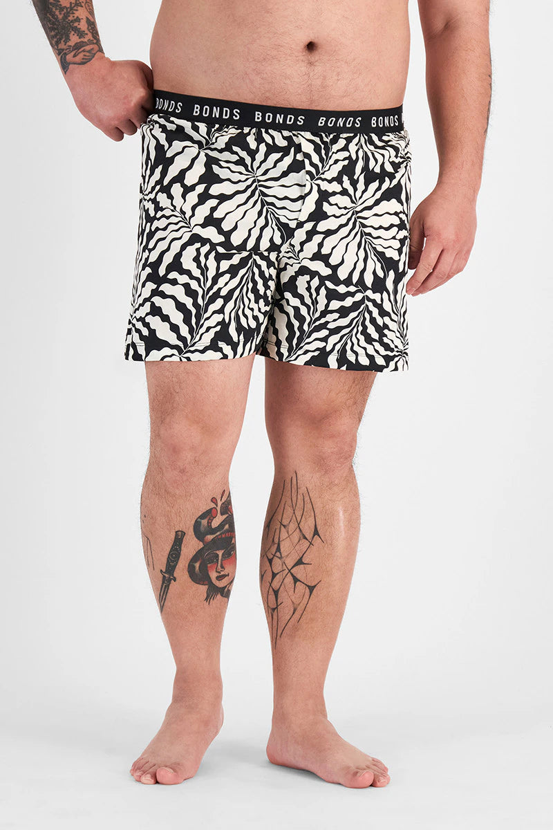 Bonds Men's Sleep Aussie Cotton Short - Wavy Fern