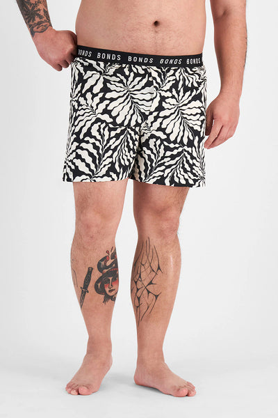 Bonds Men's Sleep Aussie Cotton Short - Wavy Fern