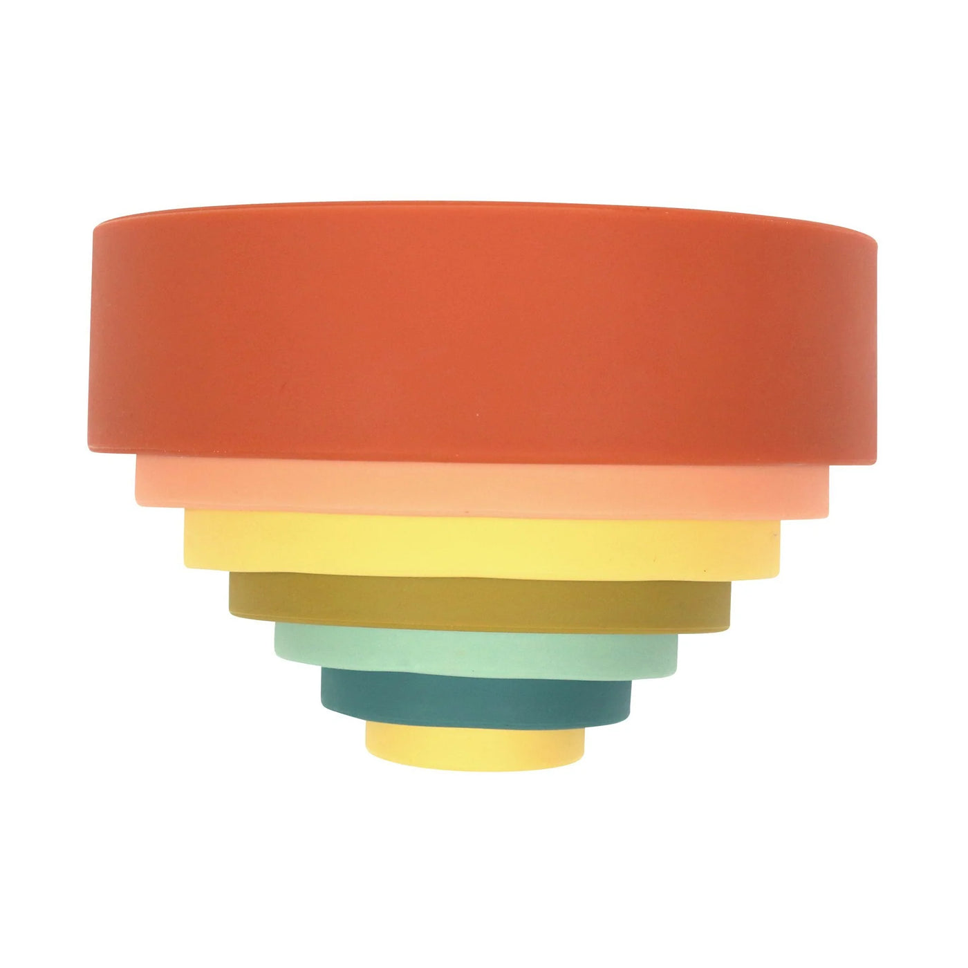 O.B Designs Silicone Rainbow Stacker - Cherry