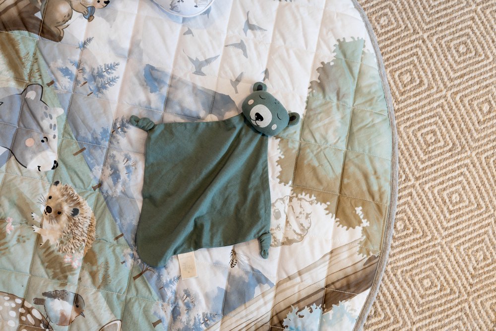 Mister Fly Knot Comforter - Baby Bear Green