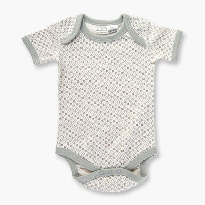 Sapling Child Organic Dove Grey Short Sleeve Bodysuit