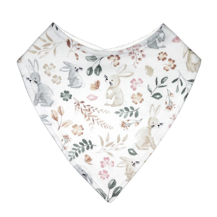 Mister Fly Dribble Bib - Whimsical Leafy Bunny