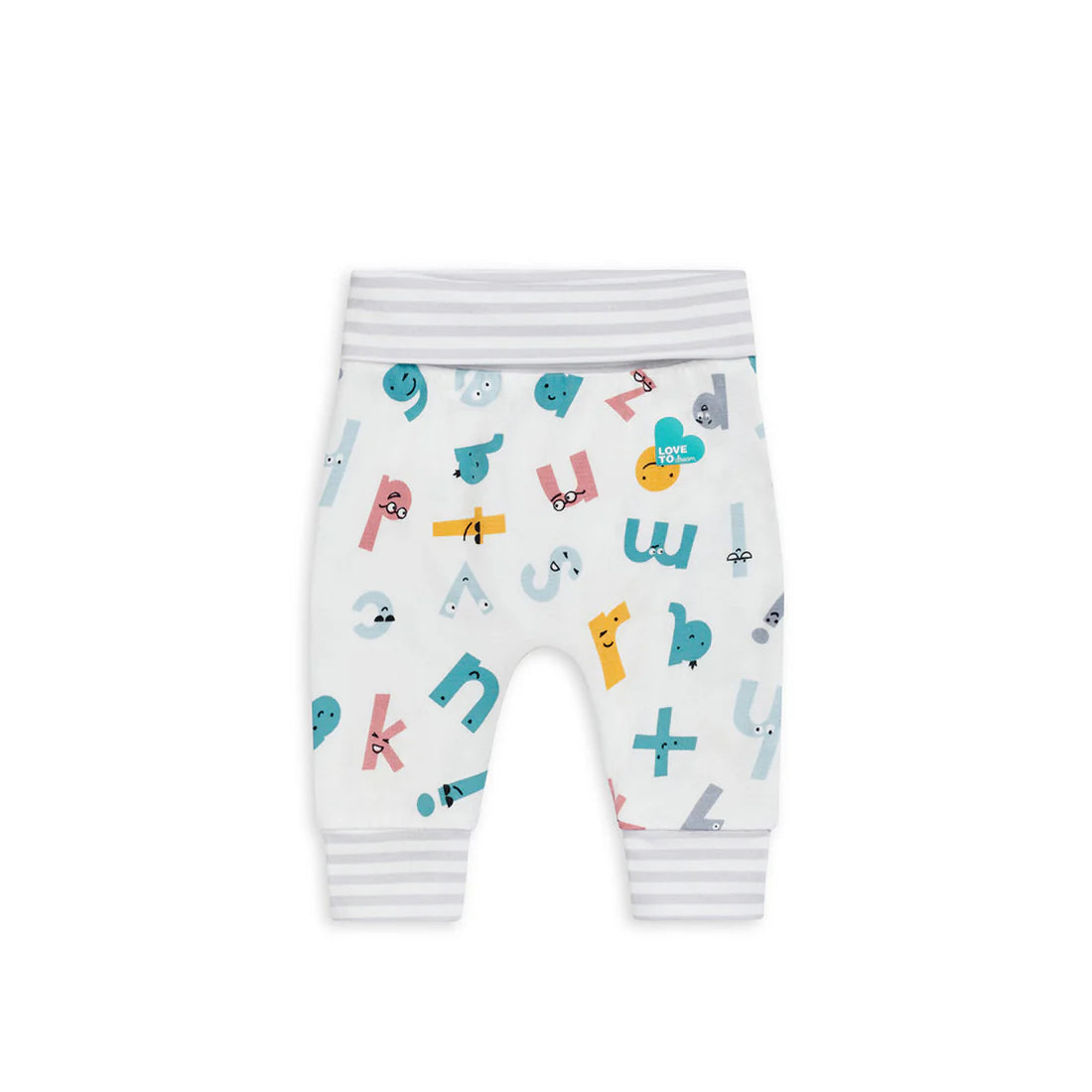 Love To Dream Ecovero Leggings - White Alphabet Soup