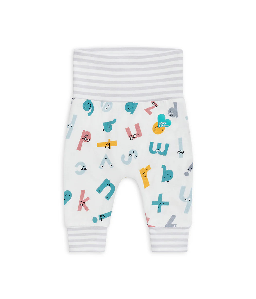 Love To Dream Ecovero Leggings - White Alphabet Soup