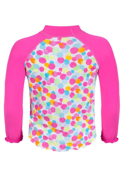 Sea Circus Confetti Long Sleeve Suntop