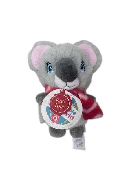 Adoptable World 10cm Mini Xmas Soft Plush Toy 3y+ - Koala