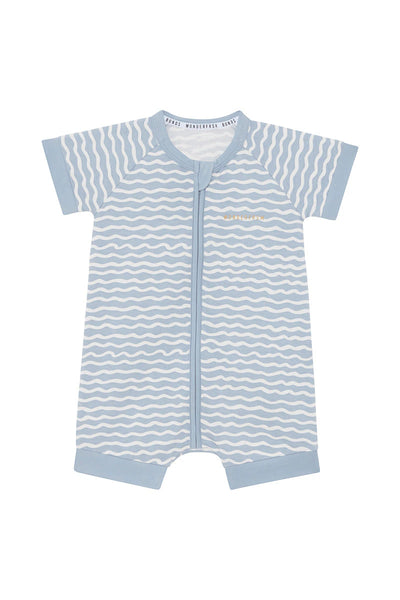 Bonds Wonderfresh Romper - Little Sleepy Squiggle Grey