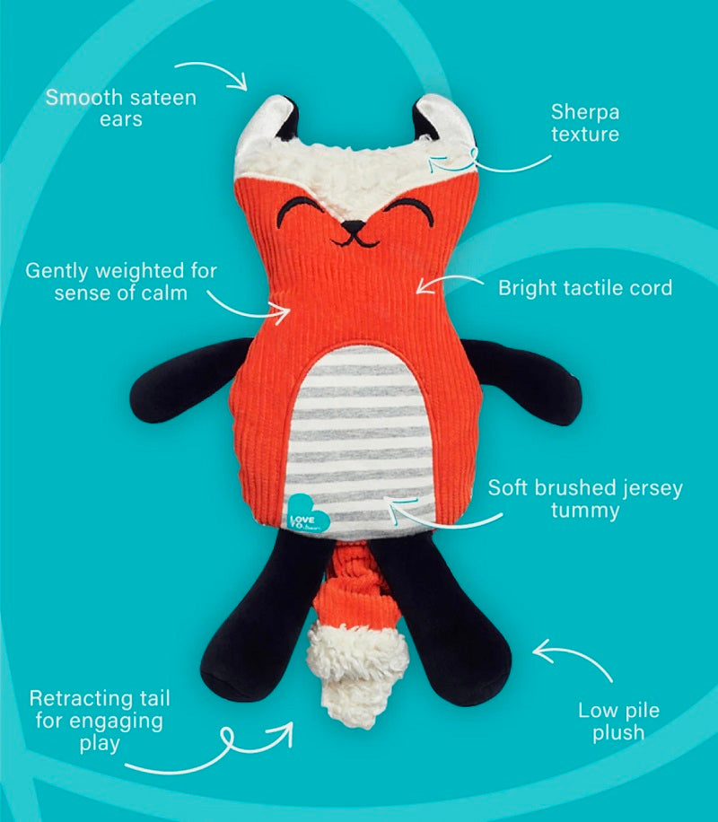 Love To Dream Self-Soothing Toy - Orange Lyric The Fox™