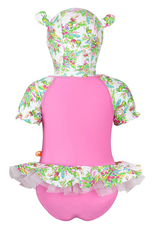 Sea Circus Springtime Baby Hooded One Piece