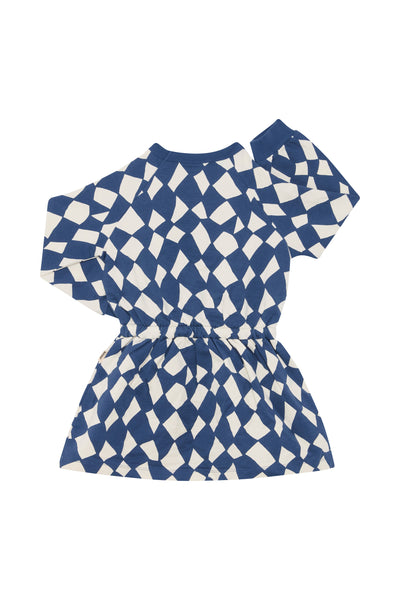 Bonds Girls Soft Threads Dress - Cubic Cascade Navy