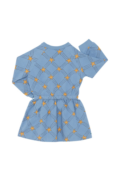 Bonds Girls Soft Threads Dress - Starlit Check Blue