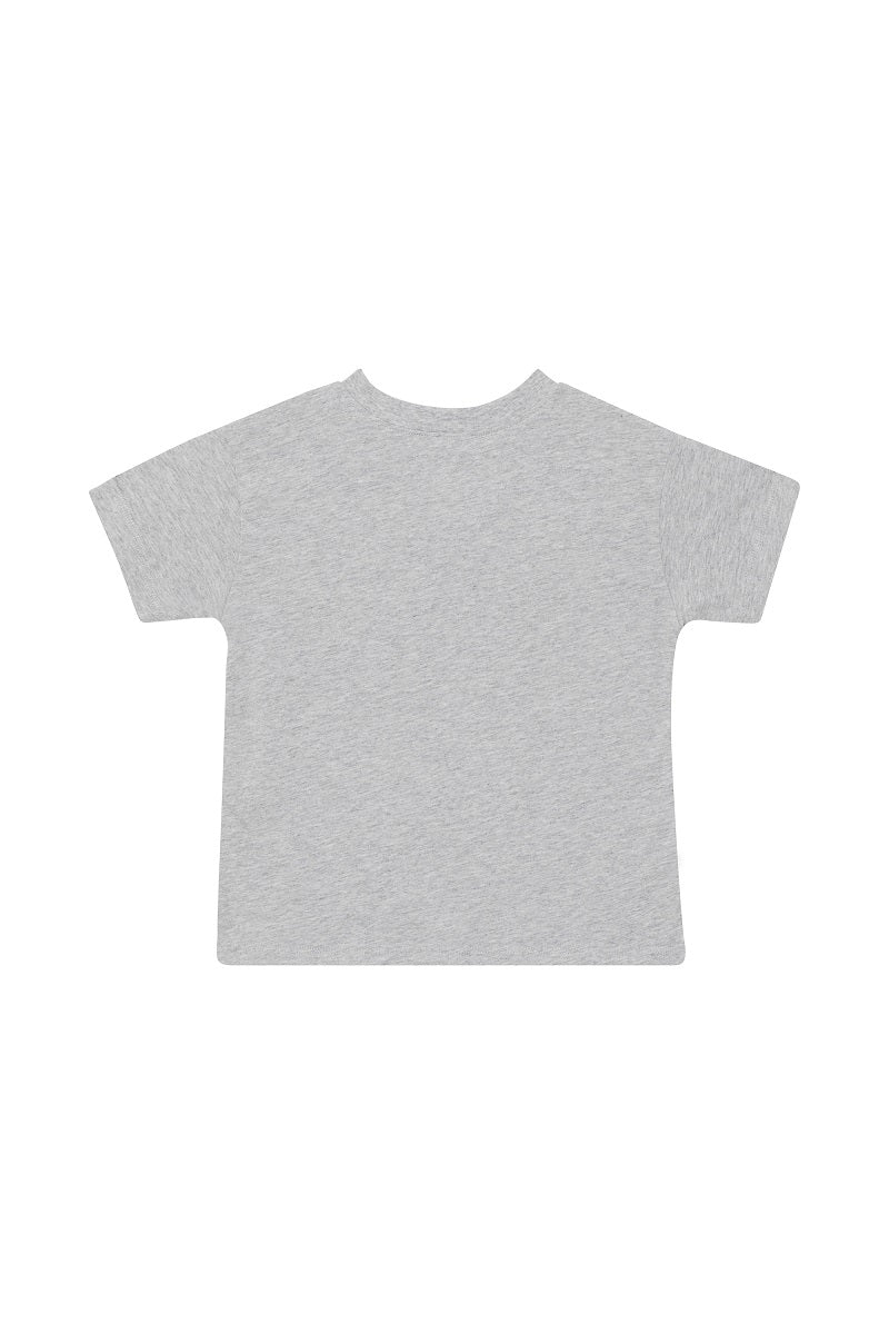 Bonds Kids Short Sleeve Crew Tee - Bonds Flag New Grey Marle