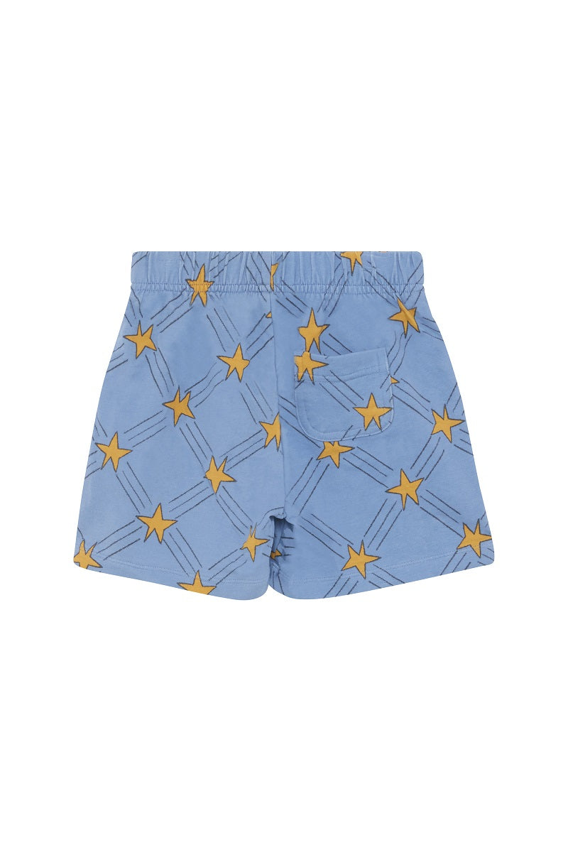 Bonds Kids Soft Threads Short - Starlit Check Blue