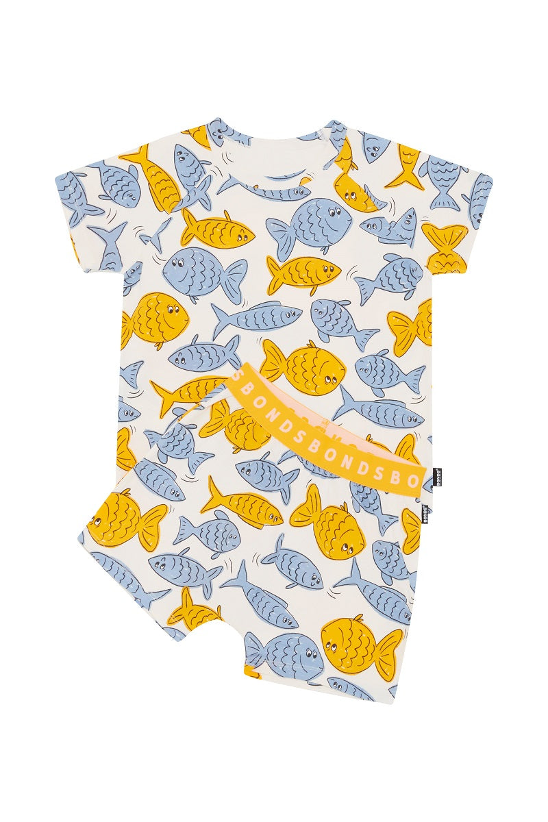 Bonds Kids Tee Sleep Set - Swim Fishy Swim