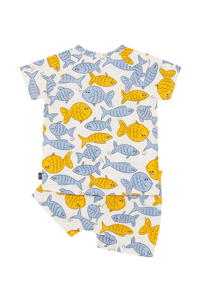 Bonds Kids Tee Sleep Set - Swim Fishy Swim