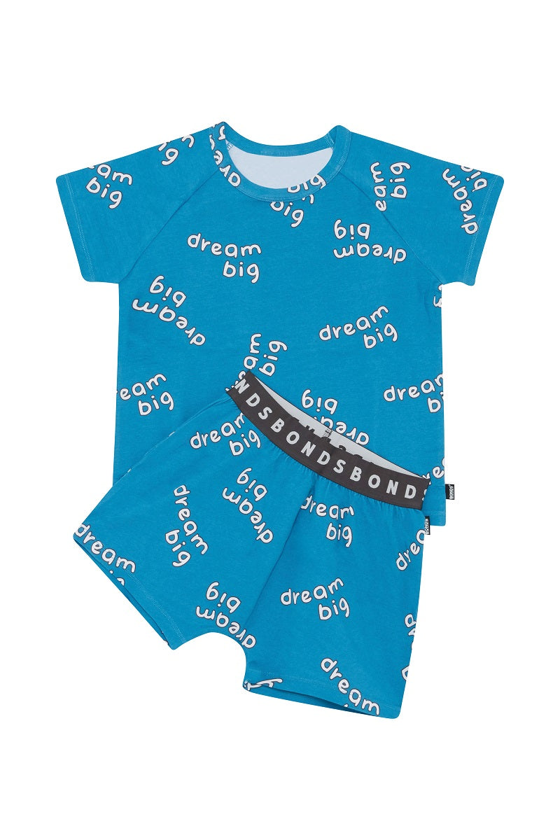 Bonds Kids Tee Sleep Set - Dream Big Blue