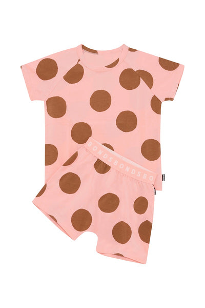 Bonds Kids Tee Sleep Set - Playful Spots Pink