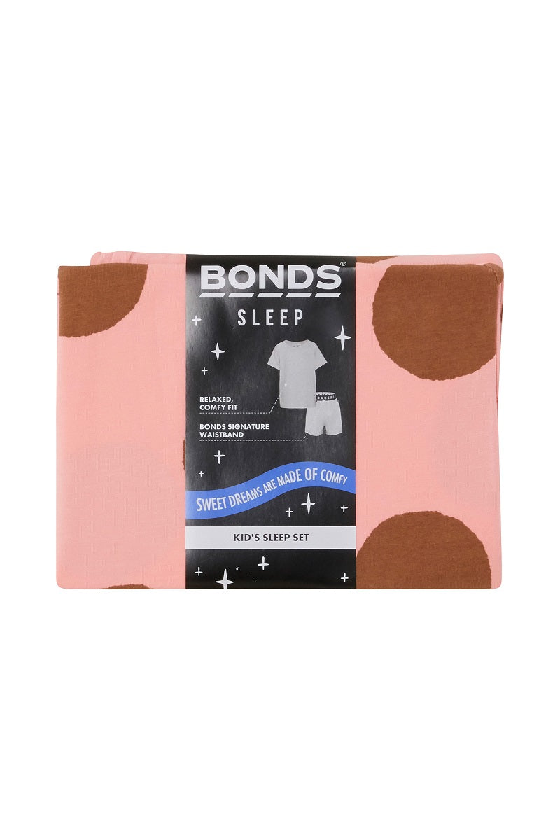 Bonds Kids Tee Sleep Set - Playful Spots Pink