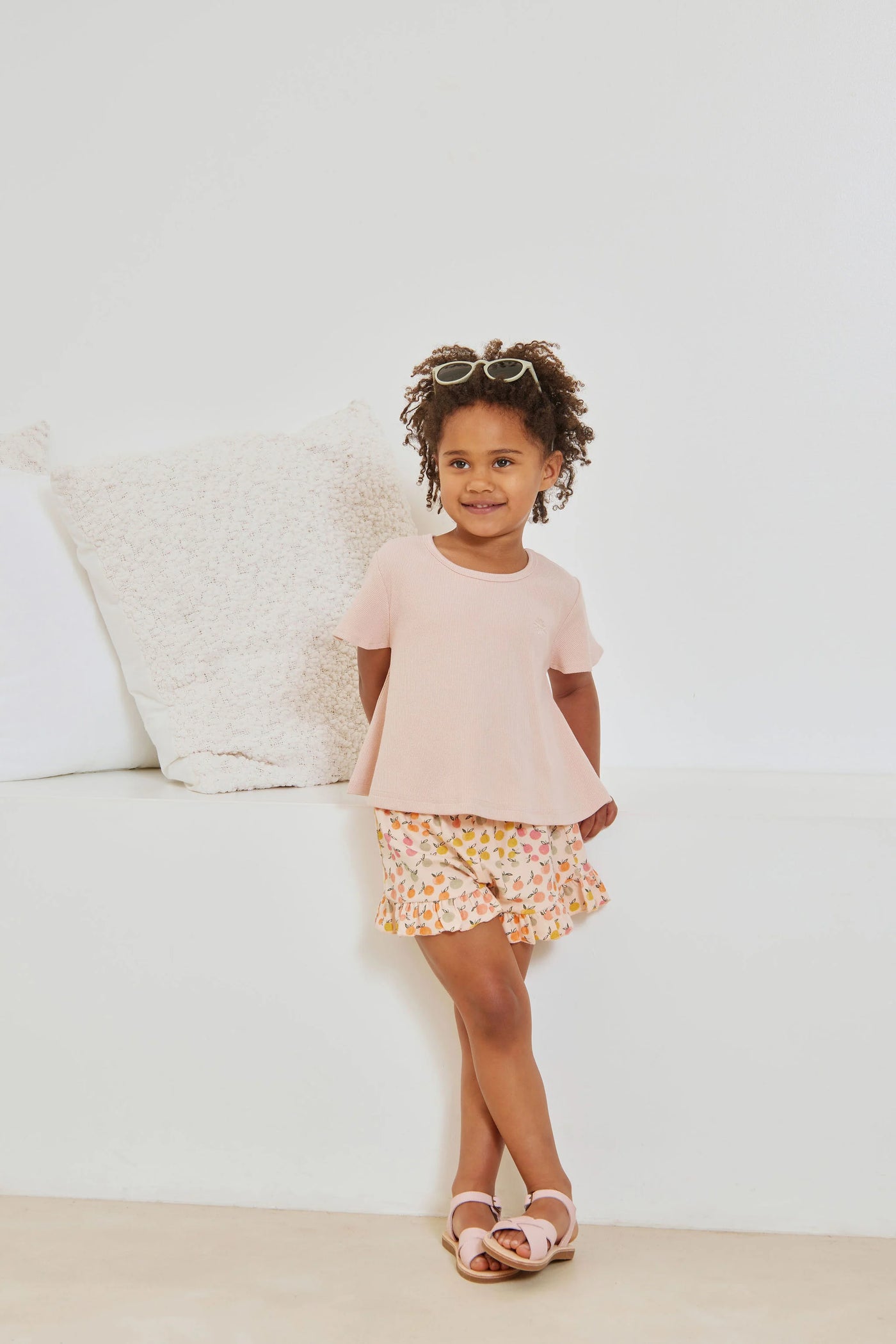 Kapow Kids Citrus Frill Shorts