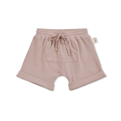 Kapow Kids Taupe Rib Shorts