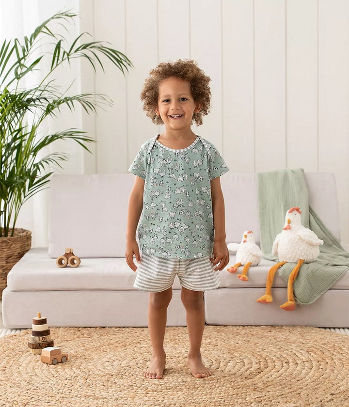 Children's short pyjama set clearance