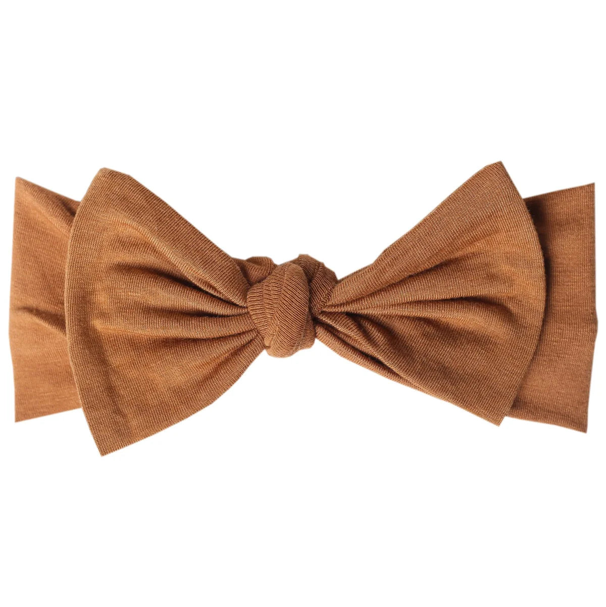 Copper Pearl Knit Headband - Camel