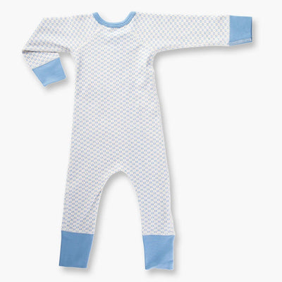 Sapling Organic Little Boy Blue Romper