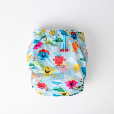 Monarch Classic Swim Nappy With Snaps Mr Men Little Miss - Playing With Crayons