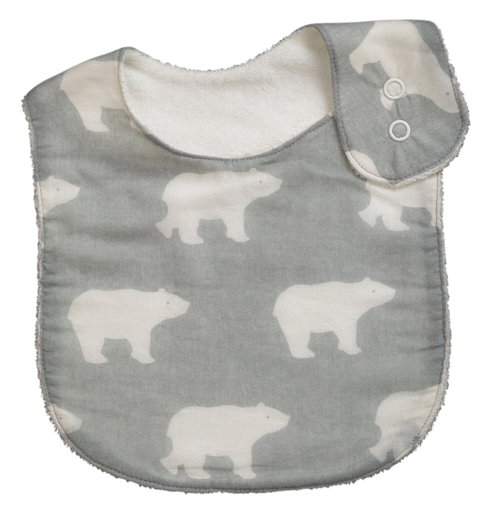 Emotion & Kids Polar Bear Muslin Bib