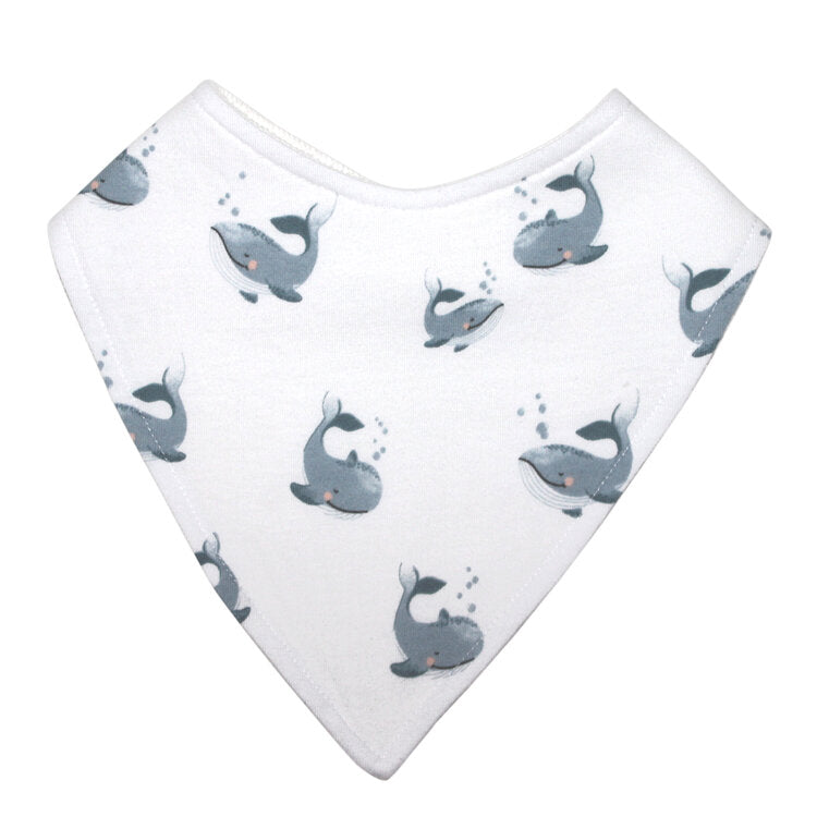 Mister Fly Dribble Bib - Whale