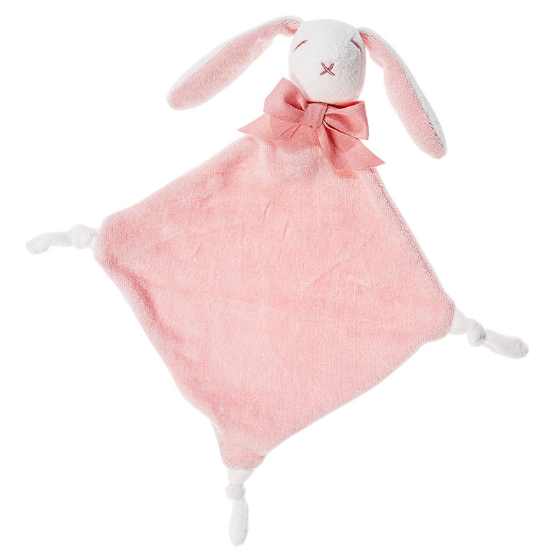 Maud n Lil Organic Dou Dou Comforter - Pink Bunny