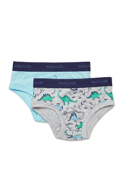 Marquise Boys Dinosaurs Underwear 2 Pack