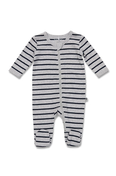 Marquise Boys 2 Pack Bugs and Stripe Zipsuits - Blue