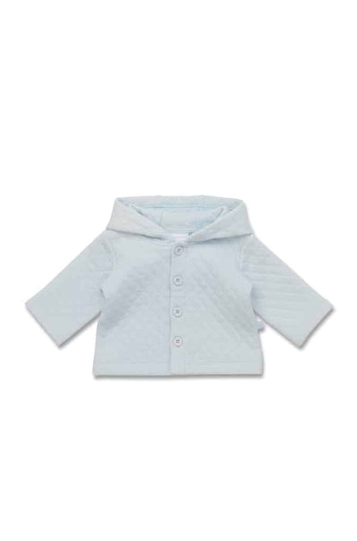 Marquise Boys Soft Blue Quilted Jacket - Blue