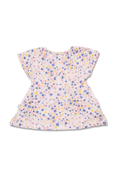 Marquise Daisy Chain Smocked Floral Dress - Print