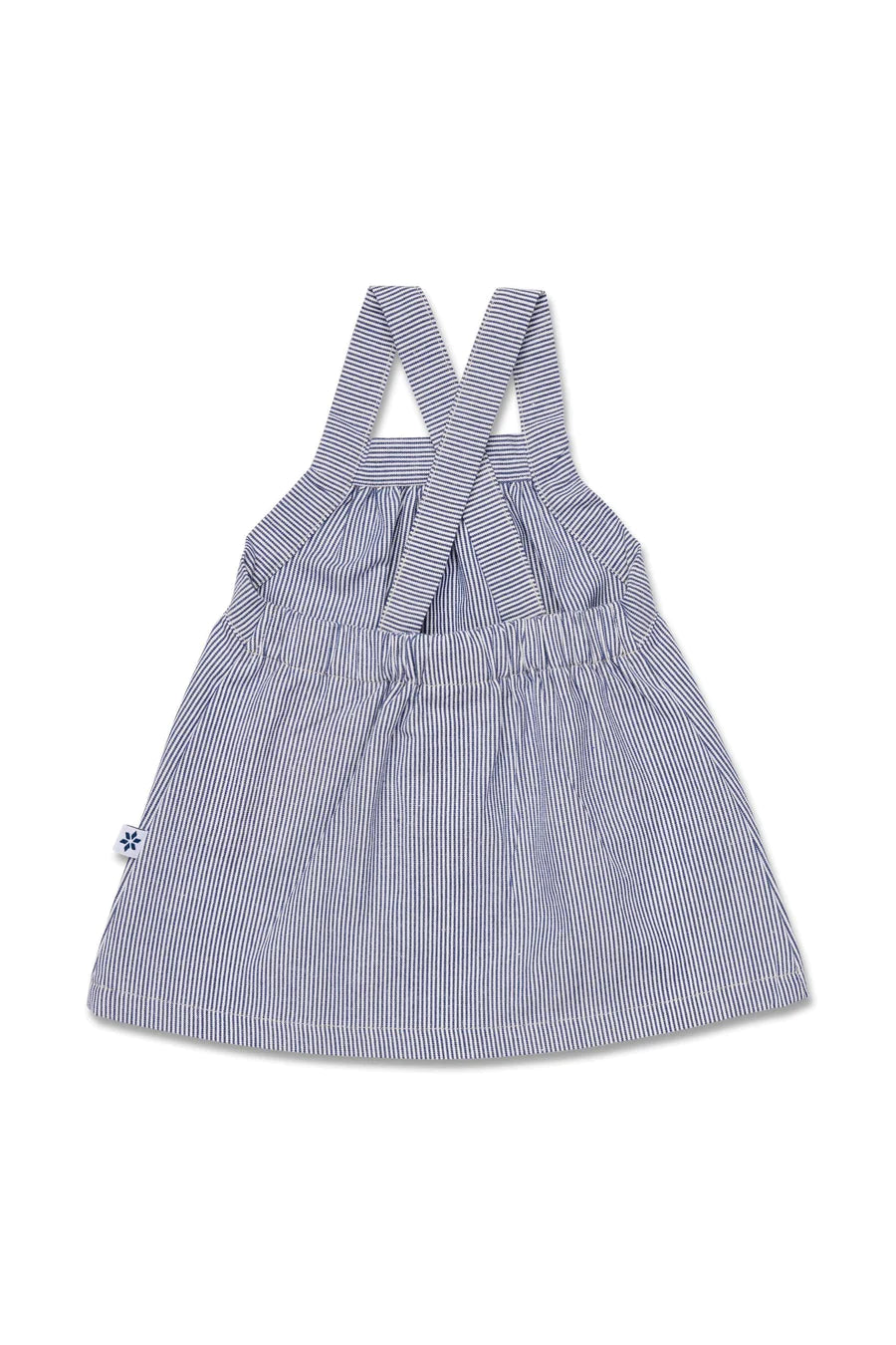 Marquise Mediterranean Dreaming Striped Pinafore - Navy Stripe