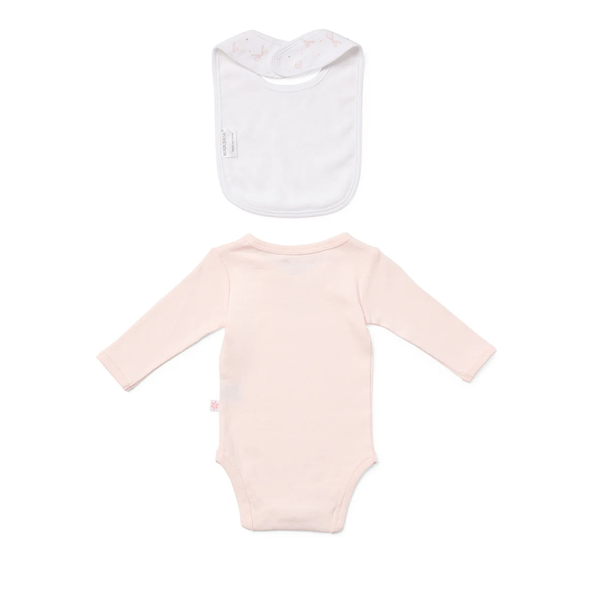 Marquise Bunny Bodysuit & Bow Bib 2 Piece Set