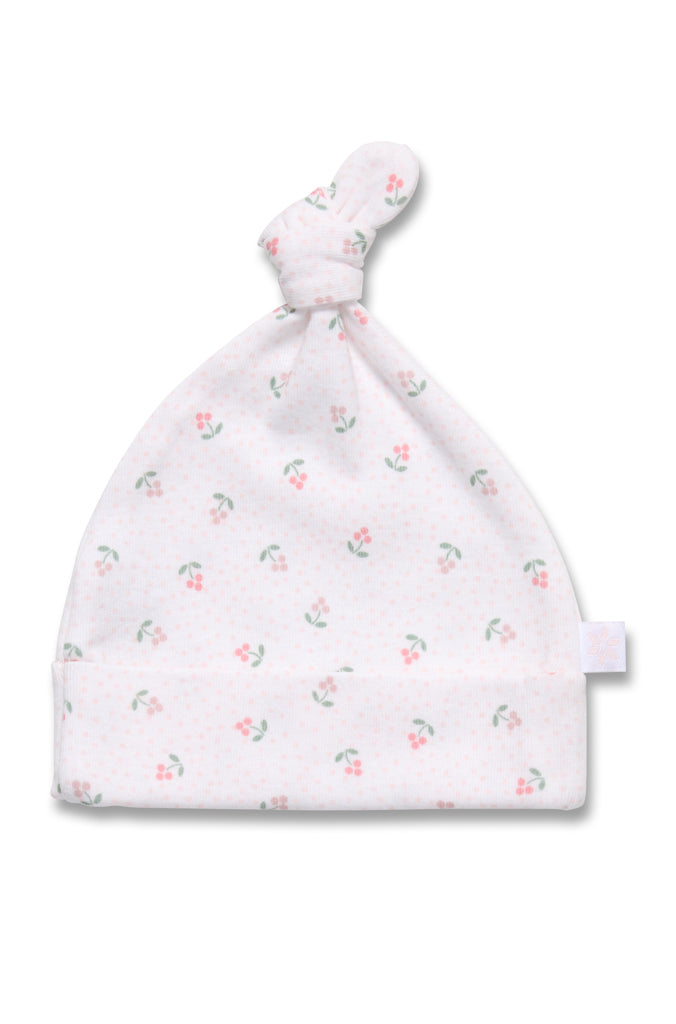 Marquise Girls Spotty Floral Studsuit and Beanie Set - Pink Print