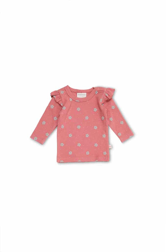 Marquise Girls Pink Posie Top and Pant Set - Pink/Print