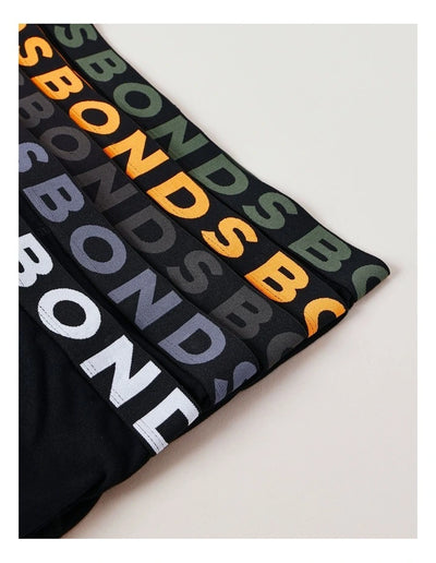 Bonds Men's Everyday 5 Pack Trunk - Black Multi