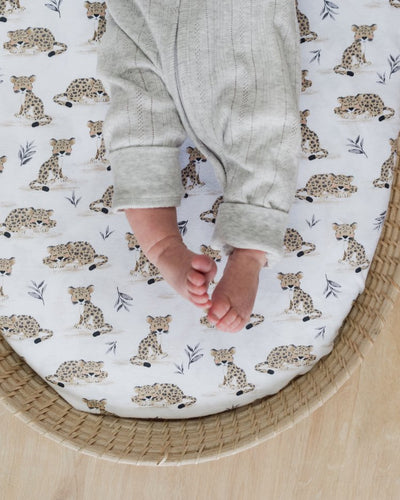 Mister Fly Bassinet Sheet Set 2 Pack - Safari