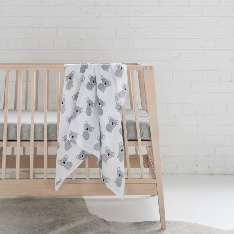 Mister Fly Muslin Wrap - Koala