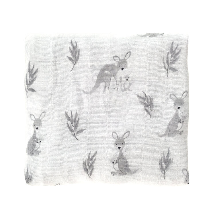 Mister Fly Muslin Wrap - Kangaroo