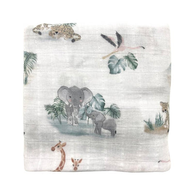 Mister Fly Muslin Wrap - Safari Print