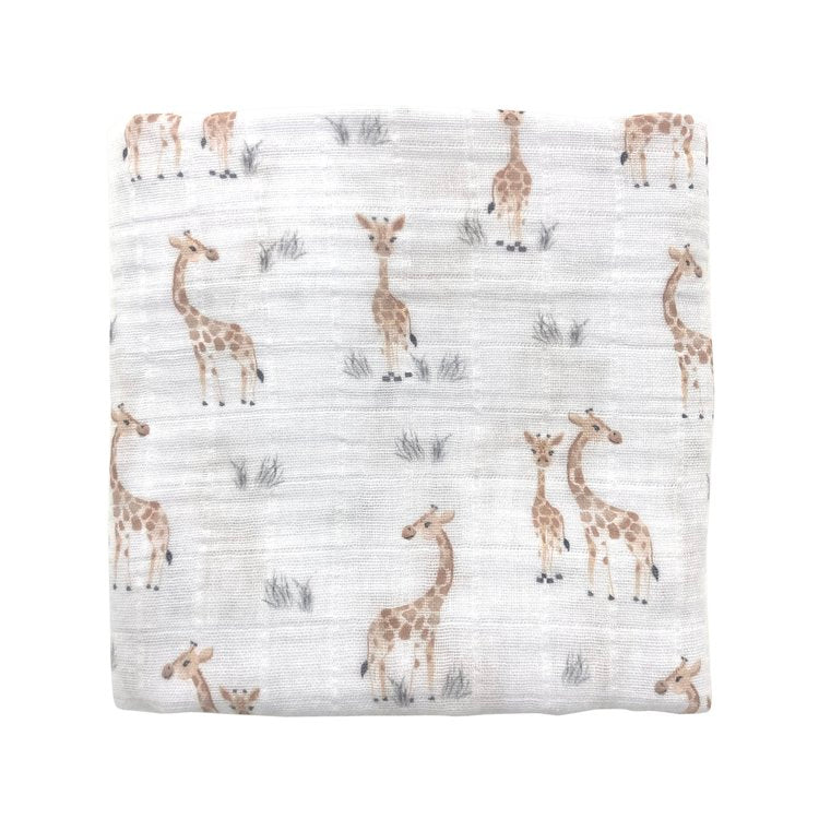 Mister Fly Muslin Wrap - Safari Giraffe