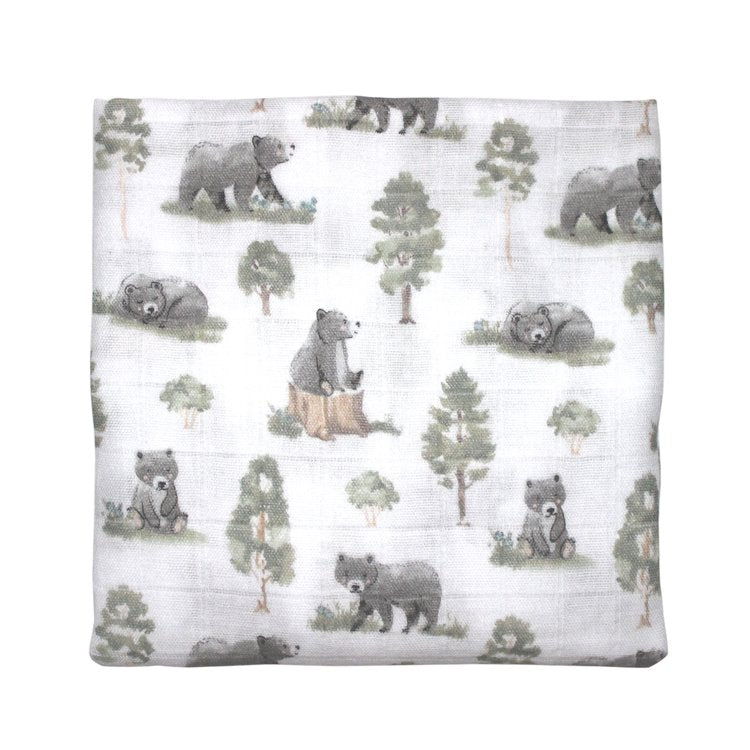 Mister Fly Muslin Wrap - Baby Bear