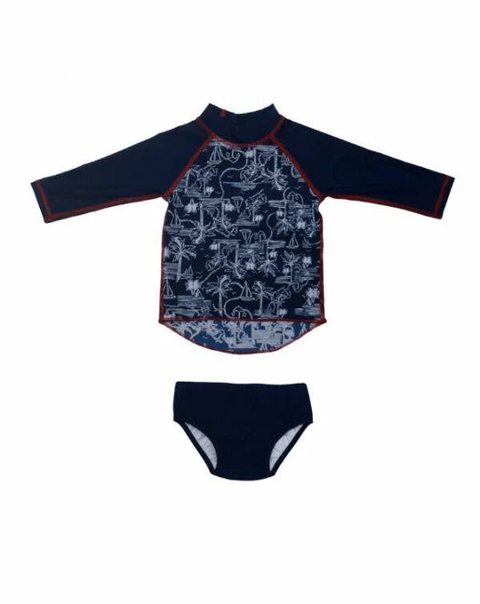 Sea Circus Nautical Baby Suntop Set